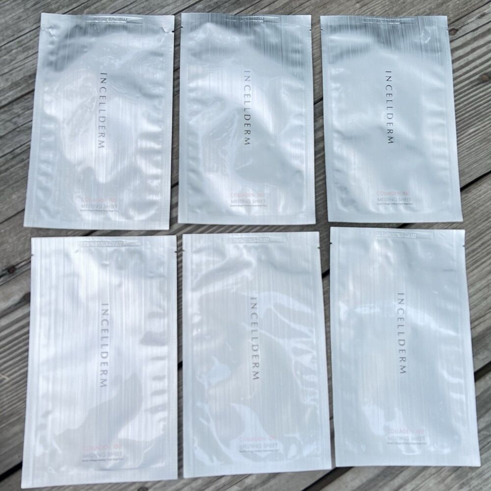 Incellderm Collagen 100 Melting Sheets 6 Sheets New Sealed EXP 2027